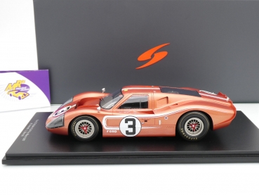 Preview: Spark 18S682 # FORD GT40 Mk IV No. 3 24h Le Mans 1967 " Andretti -Bianchi " 1:18