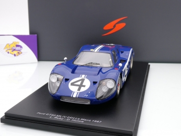 Preview: Spark 18S683 # FORD GT40 Mk IV No. 4 24h Le Mans 1967 " Ruby - Hulme " 1:18
