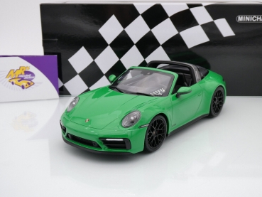 Minichamps 155061065 # Porsche 911 (992) Targa 4 GTS Baujahr 2021 " phytongrün " 1:18