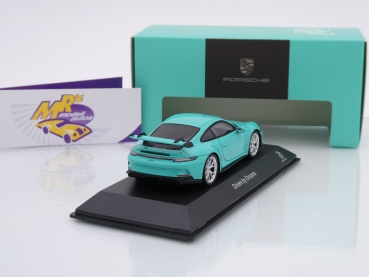 Preview: Spark WAP0202780RGT3 # Porsche 911 (992) GT3 Baujahr 2022 " mintgrün " 1:43