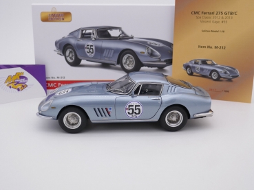 Preview: CMC M-212 # Ferrari 275 GTB/C Coupe Spa Classic 2012 & 2013 " Vincent Gaye " 1:18