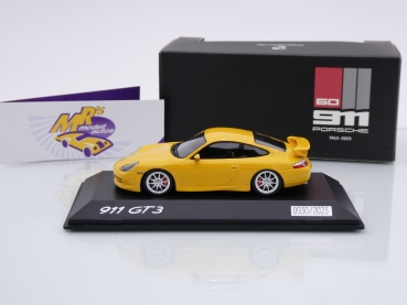 Preview: Spark WAP0209960R60Y # Porsche 911 (996) GT3 Baujahr 2003 " signalgelb " 1:43