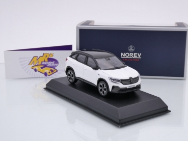Preview: Norev 517925 # Renault Austral Baujahr 2022 " weißmetallic-schwarz " 1:43