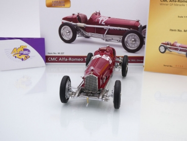 CMC M-227 # Alfa Romeo Tipo B P3 #42 Winner Marseille GP 1933 " Chiron " 1:18