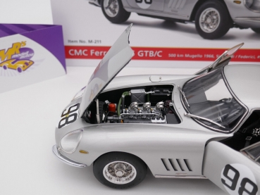 Preview: CMC M-211 # Ferrari 275 GTB/C Coupe 500KM Mugello 1966 " Federici - Sinibaldi " 1:18