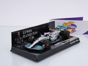 Minichamps 417220144 # Mercedes-AMG W13 F1 Bahrain GP 2022 " Lewis Hamilton " 1:43
