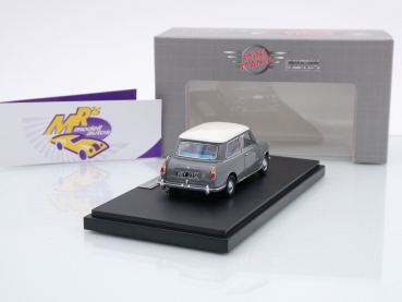 Preview: Matrix / Mini Mania MXMM430081 # Riley Elf MK II Baujahr 1963 " grau-weiß " 1:43