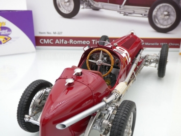 CMC M-227 # Alfa Romeo Tipo B P3 #42 Winner Marseille GP 1933 " Chiron " 1:18