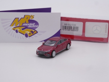 Herpa 430944 # Mercedes Benz EQ EQS Limousine Baujahr 2022 " hyazinthrotmetallic " 1:87