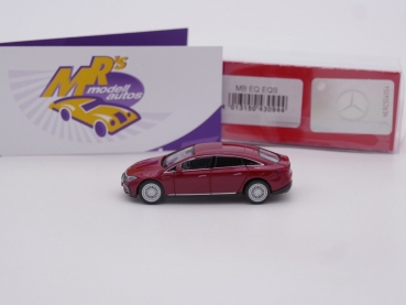 Preview: Herpa 430944 # Mercedes Benz EQ EQS Limousine Baujahr 2022 " hyazinthrotmetallic " 1:87