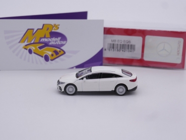 Preview: Herpa 421041 # Mercedes Benz EQ EQS Limousine Baujahr 2022 " weiß " 1:87