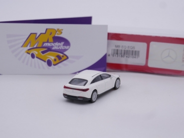 Preview: Herpa 421041 # Mercedes Benz EQ EQS Limousine Baujahr 2022 " weiß " 1:87
