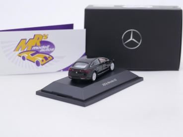 Preview: Herpa B66960570 # Mercedes Benz EQ EQS Limousine Baujahr 2022 " unischwarz " 1:87