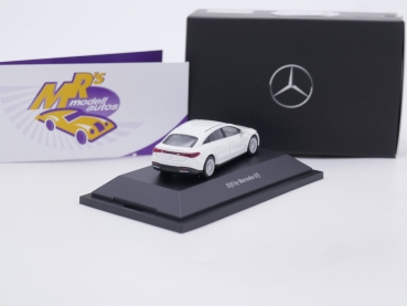 Preview: Herpa B66960569 # Mercedes Benz EQ EQS Limousine Baujahr 2022 " dimantweiß " 1:87