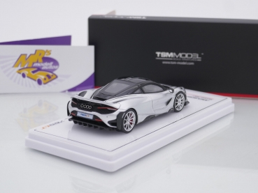 Preview: TSM Models 430624 # McLaren 765LT Coupe Baujahr 2021 " Ice Silver Metallic " 1:43