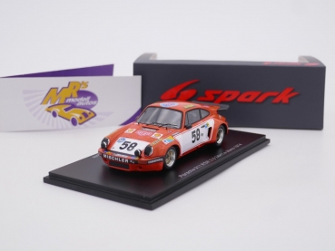 Spark S9793 # Porsche 911 RSR 3.0 Nr.58 24h. Le Mans 1974 " Haldi - Fernandez - Seguin " 1:43