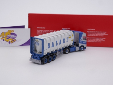Preview: Herpa 314718 # Volvo FH Gl. 30ft Container Sattelzug " WG. Salari B.V. " 1:87