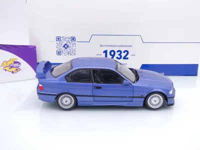 Preview: Solido S1803914 # BMW M3 (E36) Coupe Baujahr 1996 " Estorilblau / Streetfighters " 1:18