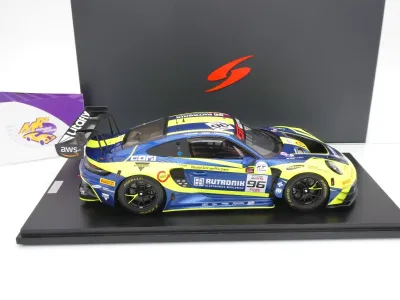 Preview: Spark 18SB081 # Porsche 911 GT3 #96 2nd 24h Spa 2025 " Team Rutronik Racing " 1:18