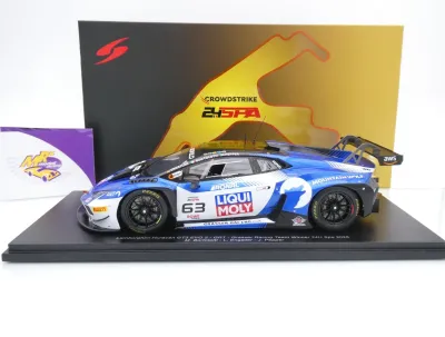 Preview: Spark 18SPA2025 # Lamborghini Huracan GT3 #63 Winner 24h Spa 2025 " Team GRT Grasser Racing " 1:18