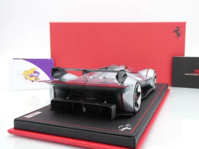 Preview: MR Collection FE039A # Ferrari Vision Gran Turismo #75 Sportwagen Launch Version Monaco 2022 " silbermetallic "1:18