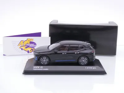 Preview: Minichamps 410024301 # BMW iX M70 I20 xDrive Baujahr 2022 " schwarzmetallic " 1:43
