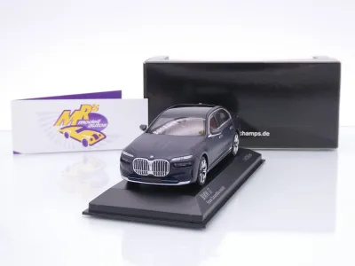 Minichamps 410024201 # BMW i7 M70 Limousine Baujahr 2023 " mattblaumetallic " 1:43