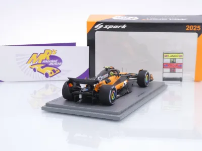 Preview: Spark S9622 # McLaren MCL39 F1 #4 Winner Monaco GP 2025 " Lando Norris " 1:43