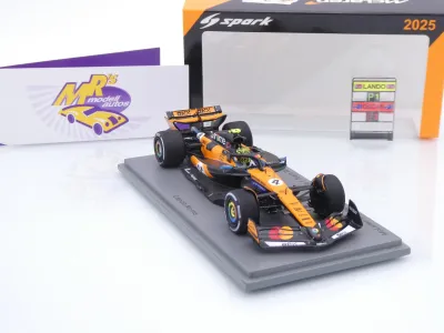Preview: Spark S9622 # McLaren MCL39 F1 #4 Winner Monaco GP 2025 " Lando Norris " 1:43