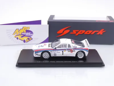Preview: Spark S9108 # Lancia 037 #1 Win Rallye Monte Carlo 1983 " Martini Racing / Walter Röhrl " 1:43