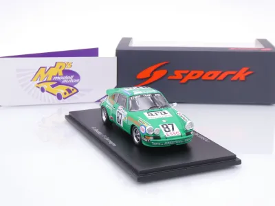 Preview: Spark S9812 # Porsche 911 Carrera RS #87 20th 24h Le Mans 1975 " Porsche Ecuire Tours Auto " 1:43
