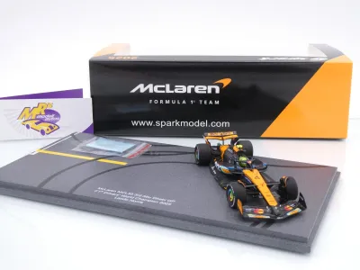 Spark S9678 # McLaren MCL39 F1 #4 Weltmeister Abu Dhabi GP 2025 " Lando Norris " 1:43