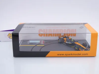 Preview: Spark S9678 # McLaren MCL39 F1 #4 Weltmeister Abu Dhabi GP 2025 " Lando Norris " 1:43