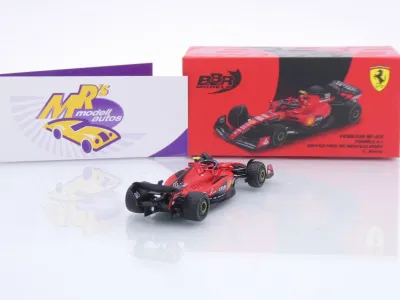 Preview: BBR Models BBRFER64023 # Ferrari SF-23 F1 #55 8th Monaco GP 2023 " Carlos Sainz " 1:64