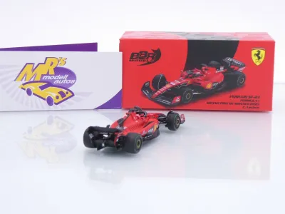 Preview: BBR Models BBRFER64022 # Ferrari SF-23 F1 #16 Monaco GP 2023 " Charles Leclerc " 1:64
