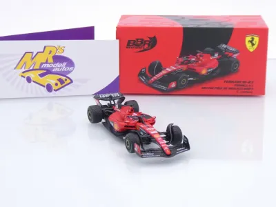 Preview: BBR Models BBRFER64022 # Ferrari SF-23 F1 #16 Monaco GP 2023 " Charles Leclerc " 1:64