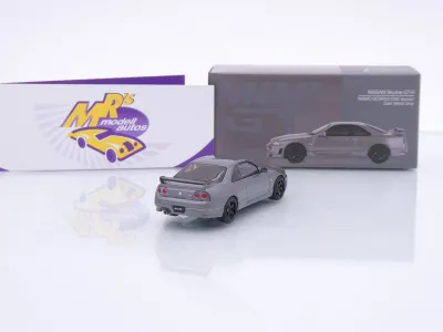 Preview: TSM MINI GT MGT01128-R # Nissan Skyline GTR R33 NISMO CRS 1993 RHD " dunkelgraumetallic ( Dark Metal Gray ) " 1:64