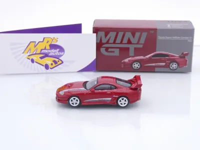 Preview: TSM MINI GT MGT01094-L # Toyota Supra MK4 A80 Veilside Combat 1994 " dunkelrot ( Combat Red ) " 1:64