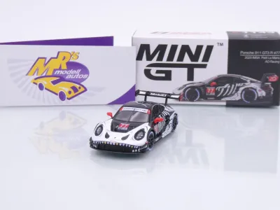 TSM MINI GT MGT01143-L # Porsche 911 GT3 R 2025 " AO Racing Skeleton REXY " 1:64