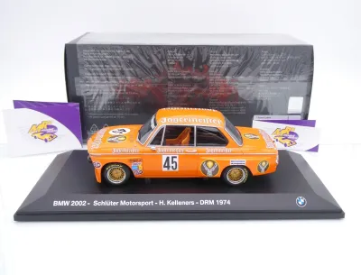 Preview: Minichamps 80435B5D023 # BMW 2002 #45 DRM 1974 " Jägermeister / Kelleners " 1:18