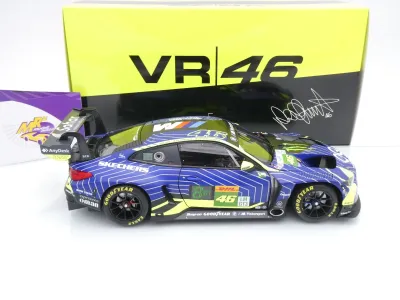 Preview: Minichamps 110252146 # BMW M4 GT3 #46 1812 km Qatar 2025 " Valentino Rossi / Team WRT " 1:18