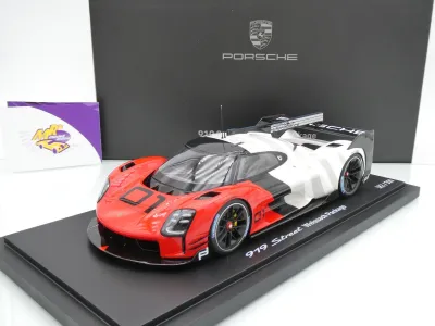 Spark WAP0210190RSTR # Porsche 919 Street Weissach Baujahr 2017 " rot-weiß " 1:18