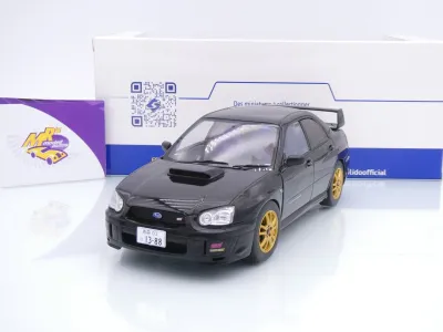 Solido S1812305 # Subaru Impreza WRX STI Baujahr 2004 " Javaschwarz-metallic " 1:18