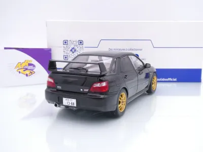 Preview: Solido S1812305 # Subaru Impreza WRX STI Baujahr 2004 " Javaschwarz-metallic " 1:18