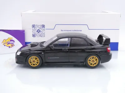 Preview: Solido S1812305 # Subaru Impreza WRX STI Baujahr 2004 " Javaschwarz-metallic " 1:18
