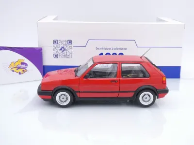 Preview: Solido S1812701 # Volkswagen VW Golf 2 (G60) GTI Baujahr 1989 " Marsrot " 1:18
