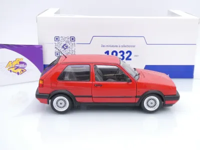 Preview: Solido S1812701 # Volkswagen VW Golf 2 (G60) GTI Baujahr 1989 " Marsrot " 1:18