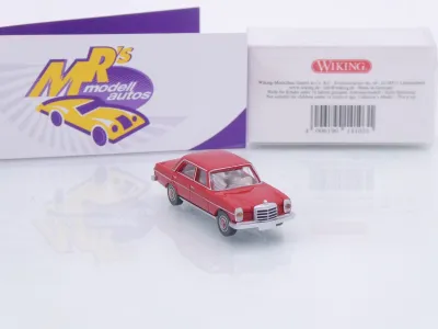 Preview: Wiking 0141 03 # Mercedes-Benz 200/8 Limousine Baujahr 1968-73 " signalrot " 1:87