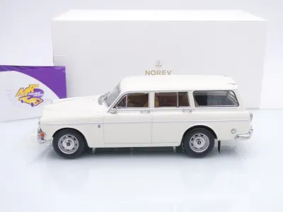 Preview: Norev 188750 # Volvo Amazon 121 4-Türer Break Baujahr 1968 " Perlenweiß " 1:18