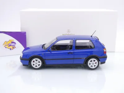 Preview: Norev 188506 # Volkswagen VW Golf 3 III GTI Baujahr 1994 " Concept blau " 1:18